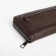 Pearl husband, 19.5*2.5*10 cm, 6 depth + n/pocket, d/maps, d/coins, on lightning, brown