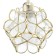 Lamp Bayerlux 40307/1 E27 40W gold 22x22x24-124 cm