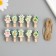 Decor for creativity tree "Procedic. Avocado and dancing" set of 10 pcs 3.9x2.3x1.2 cm
