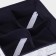 Organizer for storing linen of the Dolyan "Wave", 4 cells, 29 × 29 × 10 cm, the color is blue