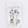 Shar Latex 12 "Happy Birthday", humor, white, 5pcs set.