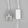 Garland “thread” 5 m with nozzles “Blueberry Blueberry”, IP20, transparent thread, 20 LED, white glow, 220 V