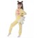 Kid children's real urban mix, height 98 cm, yellow color