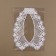 Collar sewing, guipyur, 21 × 6.5 cm, white color
