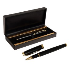 Handle Gift Ballic Calligrata, in the leatherette case PB IM, black body with gold