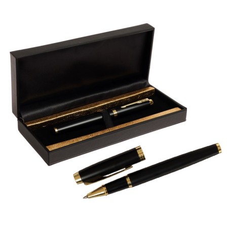 Handle Gift Ballic Calligrata, in the leatherette case PB IM, black body with gold