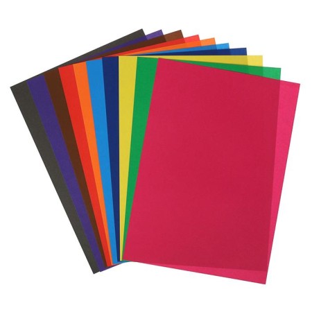Colored paper A4, 10 sheets, 10 colors "Ray", OFSET 70 g/m2-1