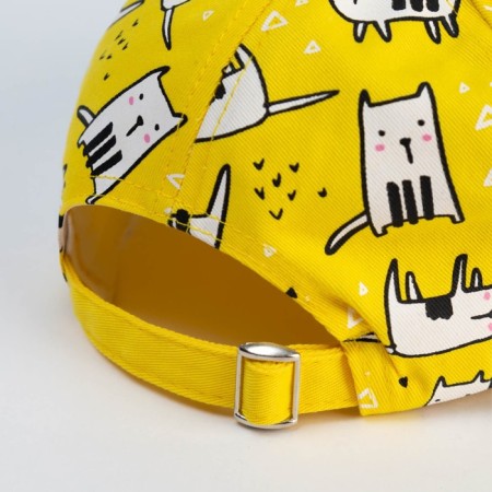 Ketka children's minaku "cats", yellow color, rr 50-3