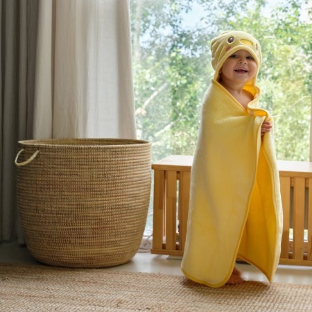 Lovelife ocorous towel "duckling", 60x85 cm, 100% PE, Velsoft 450 g/m2-2