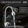 ZEIN ZCR2101 kitchen mixer, flexible surge, 40 mm cartridge, dual -mode aerator, chrome