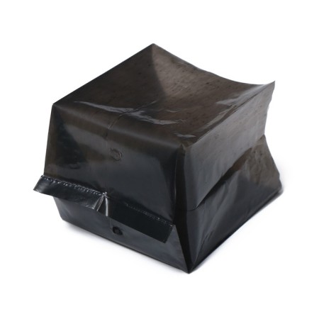 Package for seedlings, 300 ml, 13 × 7 cm, polyethylene with a thickness of 50 microns, with perforation, black, Greengo-2