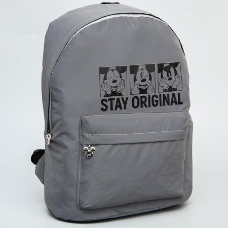 The backpack is reflective, 30 cm x 15 cm x 42 cm, "mouse", Mickey Mouse-3