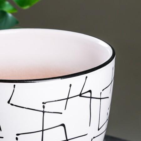 Set of flower pots 4 pcs. White illusion 0.4 / 1 / 2.5 / 5 l-2