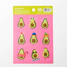 Children's stickers Avocado Mood, 11 x 16 cm