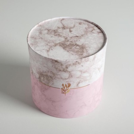 A set of boxes of thin cardboard 4 in 1, gift packaging, “marble”, 12 x 12 - 20 x 20 cm-4