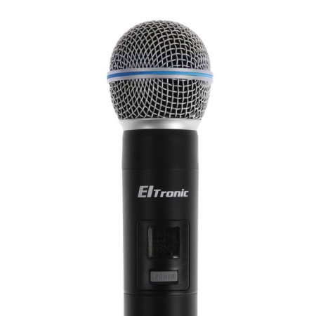 Microphone for karaoke Eltronic 10-03, wireless, receiver, black-4