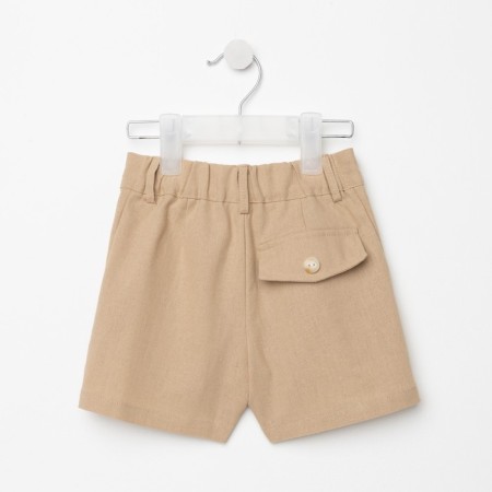 Children's shorts Minaku: Cotton Collection Beige Color, Height 128-6