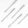Needles for household sewing machines, for denim fabrics, No. 110/18, 5 pcs