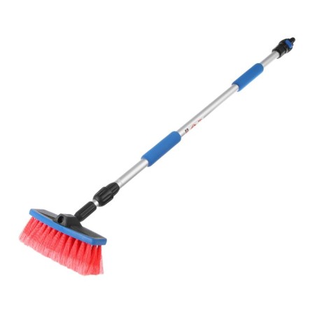M5 washing brush, telescopic, rounded 160 cm, with tap, D 21.6/18 mm