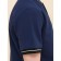 Henley T-shirt for Pelican boy, height 122 cm, dark blue color