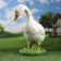 Garden figure "Big goose on the stand" 38x33cm