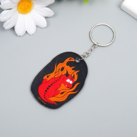 Dragon and Fire EVA keycard 4x6 cm-1