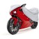 Sportbike 216 x 80 x 106 cm, silver engine motorcycles for motorcycles