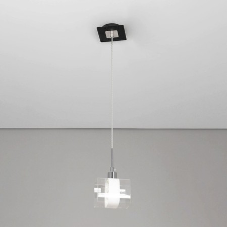 Suspended Citilux Virta CL139012, 12x10x25 cm, 1x60W, E14, gray color.-9