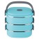 BEKker food container, size 19.5x14.5x18 cm, 900 ml, 3 capacities
