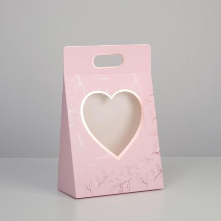 Carriage for colors "Love", pink, 24 × 12.5 × 37 cm-1