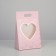 Carriage for colors "Love", pink, 24 × 12.5 × 37 cm