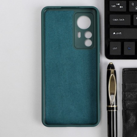 Ibox Case case for Xiaomi 12t phone, silicone, camera protection, green-1