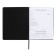 School diary for grades 1-11, solid cover, artificial leather, applique, pancake embossing, metal scruffies, silk-films, lies, 48 ​​sheets, block 80g/m2, black