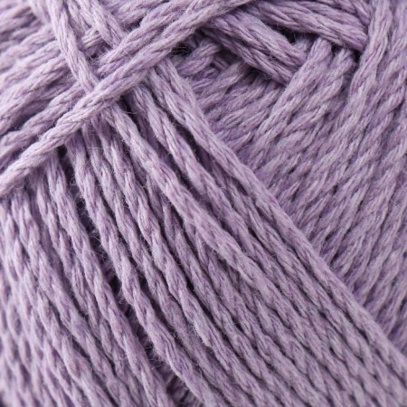 Yarn "soft cotton" 70% cotton, 30% nylon 220m/100g (058 lilac)-2