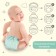 Reusable diaper, fleece, color is light green