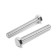 Bolt "Tundra Krep", with a hexagonal head, galvanized, Din933, M8x60 mm, 3 pcs