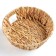 Decorative dish "Golden Kolos", 28 x 28 x 8 cm, water hyacinth