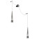 Bra Maytoni P090WL-L24CH3K, 2XLED, 24W, 38.9x48.9x228.9 cm, 840lm, color chromium