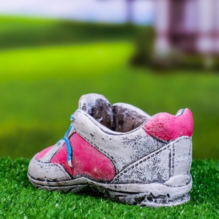 Pot "Sneakers" Red-White, 16.4*8*10cm-3