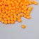 Glass beads 6/0 "pumpkin" 15 grams