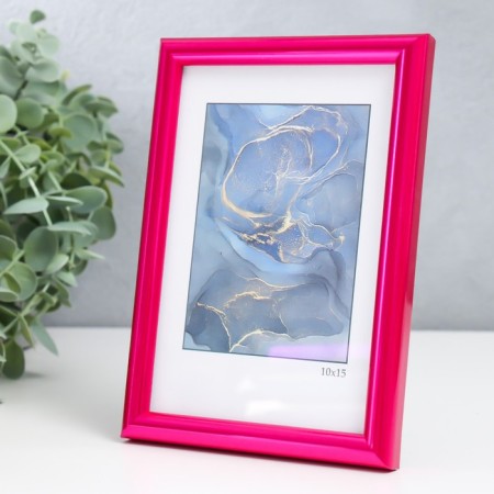 Photo frame Plastic "Rainbow" 10x15 cm, purple metallic-1