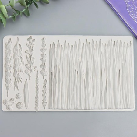 Mold Silicon "von - Grass" 11 items 20.3x11.5x1 cm