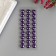 Decorative stickers "Pearls" 1 cm, 27 pcs, purple