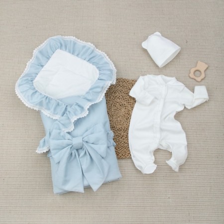 Kinderlitto new Provence, 4 subjects, height 50-56 cm, blue color.