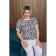 Female blouse, size 62, white color