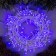Garland "thread" 20 m, IP20, white thread, 200 LED, glow blue, 8 modes, 220 V