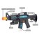 M16 automatic, light and sound effects, works from batteries