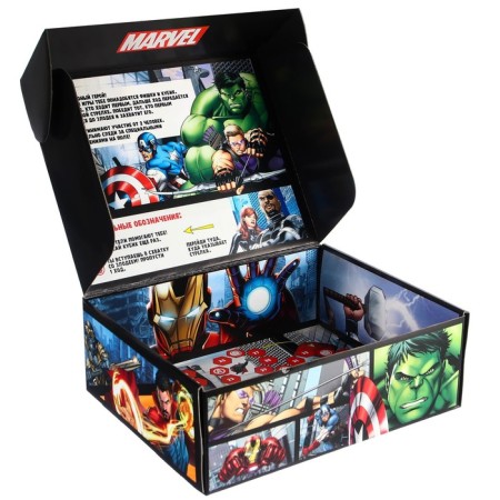 Gift box, folding, 28x21x9 cm, avengers-5