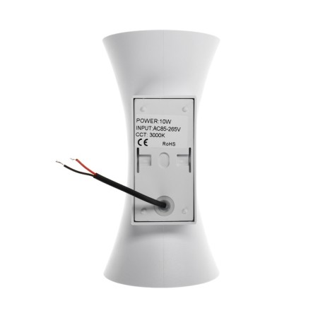 Facade lamp "Elegant", FSD-051, 10 W, 3000K, 1 Ray, IP65, 220 V, plastic, white-8