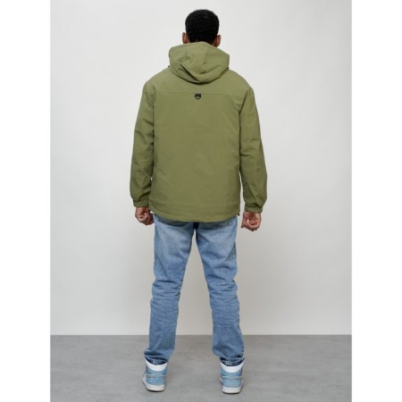 Male spring jacket, size 50, green color-3